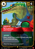 Riftbound Renekton, Rage Fueled VEN-019a single card