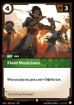 Riftbound Field Musicians VEN-026 single card