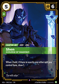 Riftbound Shen, Scourge of Shadows VEN-042 single card