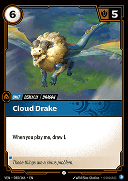 Riftbound Cloud Drake VEN-048 single card