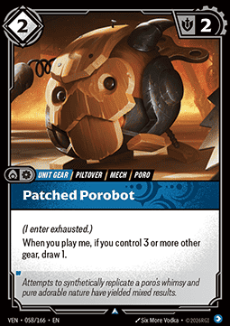 Riftbound Patched Porobot VEN-058 single card