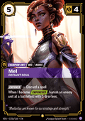 Riftbound Mel, Defiant Soul VEN-110a single card