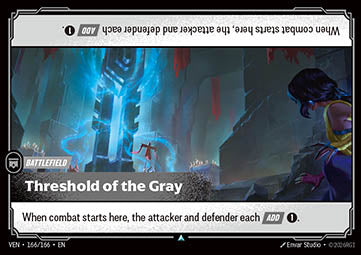 Riftbound Threshold of the Gray VEN-166 single card