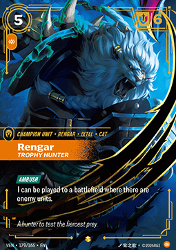 Riftbound Rengar, Trophy Hunter VEN-179 single card