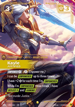 Riftbound Kayle, Justified VEN-185 single card