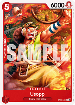 [ST31-OP11-003] One Piece Card Game: Usopp Uncommon Single Card (Starter Deck: Red Monkey.D.Luffy) - English One Piece Card Game single card