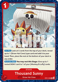 [ST31-005] One Piece Card Game: Thousand Sunny Super Rare Single Card (Starter Deck: Red Monkey.D.Luffy) - English One Piece Card Game single card