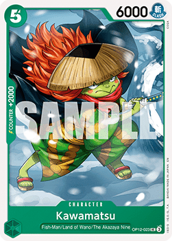 [ST32-OP12-023] One Piece Card Game: Kawamatsu Uncommon Single Card (Starter Deck: Green Roronoa Zoro) - English One Piece Card Game single card