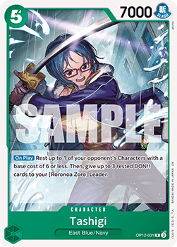 [ST32-OP12-031] One Piece Card Game: Tashigi Rare Single Card (Starter Deck: Green Roronoa Zoro) - English One Piece Card Game single card