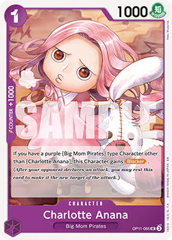 [ST34-OP11-065] One Piece Card Game: Charlotte Anana Uncommon Single Card (Starter Deck: Purple Charlotte Katakuri) - English One Piece Card Game single card