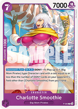 [ST34-P-090] One Piece Card Game: Charlotte Smoothie Promo Single Card (Starter Deck: Purple Charlotte Katakuri) - English One Piece Card Game single card