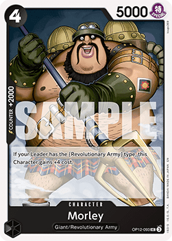 [ST35-OP12-093] One Piece Card Game: Morley Common Single Card (Starter Deck: Red/Black Sabo) - English One Piece Card Game single card