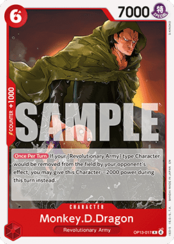 [ST35-OP13-017] One Piece Card Game: Monkey.D.Dragon Rare Single Card (Starter Deck: Red/Black Sabo) - English One Piece Card Game single card
