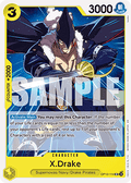 [ST36-OP10-114] One Piece Card Game: X.Drake Uncommon Single Card (Starter Deck: Yellow Eustass "Captain" Kid) - English One Piece Card Game single card