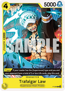 [ST36-P-088] One Piece Card Game: Trafalgar Law Promo Single Card (Starter Deck: Yellow Eustass "Captain" Kid) - English One Piece Card Game single card