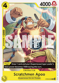 [ST36-003] One Piece Card Game: Scratchmen Apoo Common Single Card (Starter Deck: Yellow Eustass "Captain" Kid) - English One Piece Card Game single card