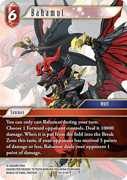 [OP29-013] Final Fantasy Trading Card Game: Bahamut (29-013) Hero Single Card (Blissful Eternity) - English Final Fantasy Trading Card Game single card