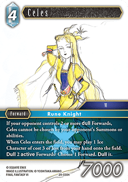 [OP29-030] Final Fantasy Trading Card Game: Celes (29-030) Hero Single Card (Blissful Eternity) - English Final Fantasy Trading Card Game single card