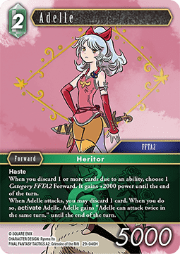 [OP29-040] Final Fantasy Trading Card Game: Adelle (29-040) Hero Single Card (Blissful Eternity) - English Final Fantasy Trading Card Game single card