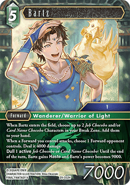 [OP29-052] Final Fantasy Trading Card Game: Bartz (29-052) Hero Single Card (Blissful Eternity) - English Final Fantasy Trading Card Game single card