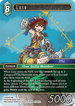 [OP29-057] Final Fantasy Trading Card Game: Luso (29-057) Legend Single Card (Blissful Eternity) - English Final Fantasy Trading Card Game single card