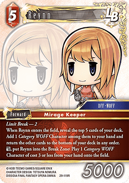[OP29-119] Final Fantasy Trading Card Game: Reynn (29-119) Rare Single Card (Blissful Eternity) - English Final Fantasy Trading Card Game single card