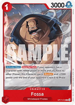 [OP17-010] One Piece Card Game: Fossa Common Single Card (The World’s Strongest Warriors) - English One Piece Card Game single card