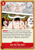 [OP17-017] One Piece Card Game: Ga Ha Ha Ha!! Common Single Card (The World’s Strongest Warriors) - English One Piece Card Game single card