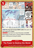 [OP17-018] One Piece Card Game: The Power to Destroy the World Uncommon Single Card (The World’s Strongest Warriors) - English One Piece Card Game single card
