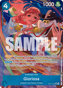 [OP17-046] One Piece Card Game: Gloriosa Alternate Art Single Card (The World’s Strongest Warriors) - English One Piece Card Game single card