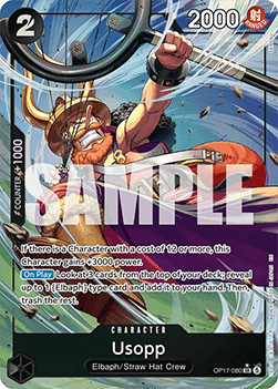 [OP17-080] One Piece Card Game: Usopp Alternate Art Single Card (The World’s Strongest Warriors) - English One Piece Card Game single card