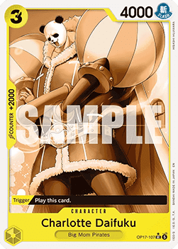[OP17-107] One Piece Card Game: Charlotte Daifuku Alternate Art Single Card (The World’s Strongest Warriors) - English One Piece Card Game single card