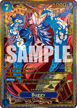 [OP17-P-084] One Piece Card Game: Buggy Special Rare Single Card (The World’s Strongest Warriors) - English One Piece Card Game single card