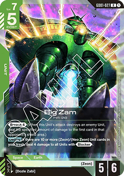 Big Zam (GD01-027) (V.1 - Rare)