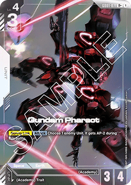 Gundam Pharact (GD01-071) (V.2 - Rare +)
