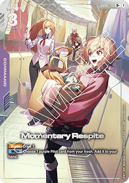 Momentary Respite (GD02-112) (V.2 - Rare +)