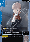 Gundam Card Game Sarah Zabiarov GD03-087 Common single card – Steel Requiem