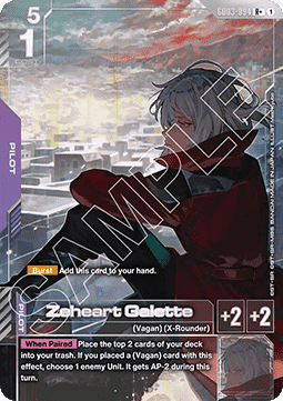 Gundam Card Game Zeheart Galette GD03-094 Rare + single card – Steel Requiem