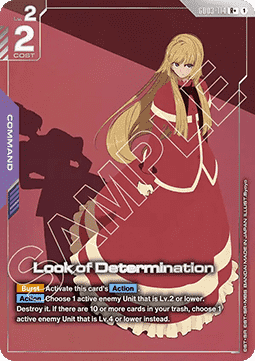 Gundam Card Game Look of Determination GD03-114 Rare + single card – Steel Requiem