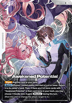 Gundam Card Game Awakened Potential GD03-118 Rare + single card – Steel Requiem