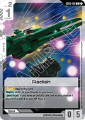 Gundam Card Game Radish GD03-132 Common single card – Steel Requiem