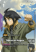 Gundam Card Game Mikazuki Augus GD03-ST05-010 Special Rare single card – Steel Requiem