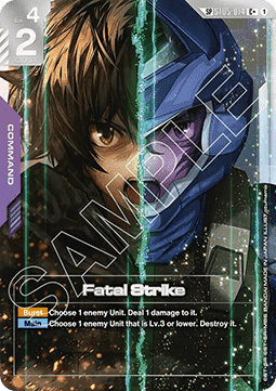 Gundam Card Game Fatal Strike GD03-ST05-014 Special Rare single card – Steel Requiem