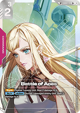 Gundam Card Game Battle of Aces GD03-GD01-111 Special Rare single card – Steel Requiem