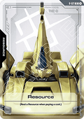 Gundam Card Game Resource GD03-R-021 Resource single card – Steel Requiem