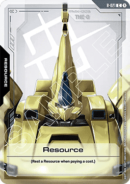 Gundam Card Game Resource GD03-R-021 Resource single card – Steel Requiem
