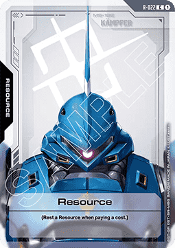 Gundam Card Game Resource GD03-R-022 Resource single card – Steel Requiem