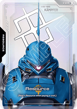 Gundam Card Game Resource GD03-R-022 Resource + single card – Steel Requiem