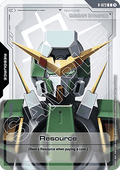 Gundam Card Game Resource GD03-R-023 Resource single card – Steel Requiem