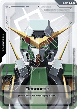 Gundam Card Game Resource GD03-R-023 Resource single card – Steel Requiem